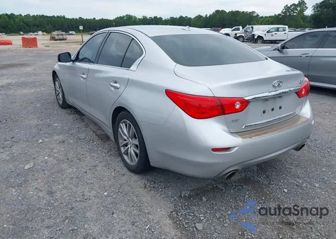 2016 Infiniti Q50 2.0T Premium z USA, uszkodzony, nr VIN JN1CV7AR3GM252738